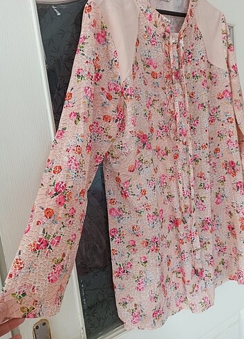 50 Beden Tunik çiçekli