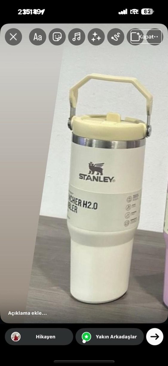 Stanley Pastel Yeşil Termos Bardak - Görsel 4