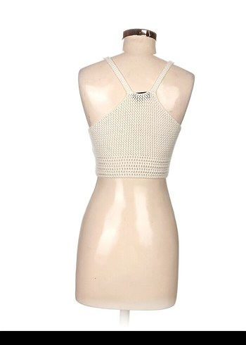 Nakışlı Beyaz Bohem Bralet - Görsel 2