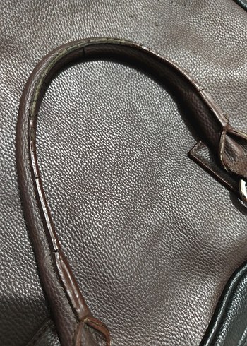 Koyu Kahverengi Fermuarlı Erkek Evrak Çantası - Görsel 6