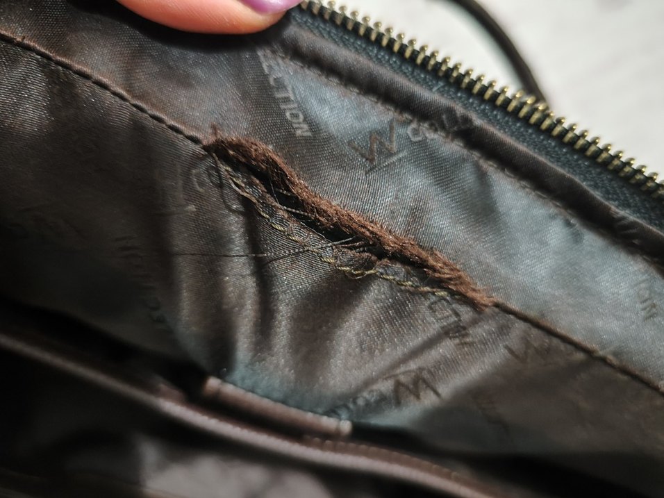 Koyu Kahverengi Fermuarlı Erkek Evrak Çantası - Görsel 5