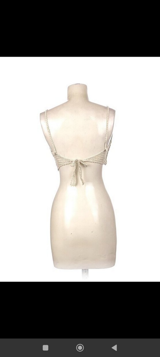 Bej Bohem Midi Bralet - Görsel 3