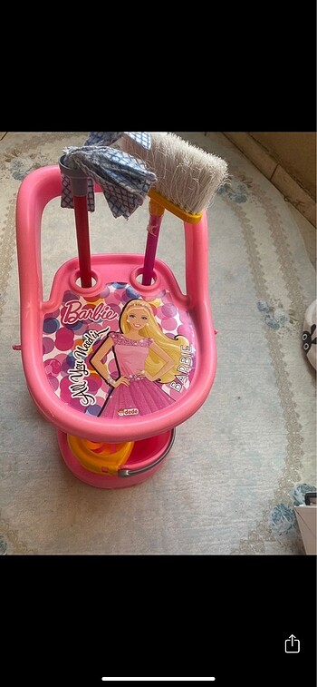 Barbie Çocuk temizlik seti