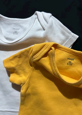 Unisex 3 lü kısa kollu zıbın - Görsel 2