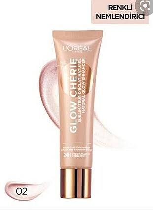 Loreal glow cherie 2 numara renkli nemlendirici