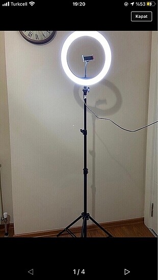 Led selfie ışığı 1 aylık