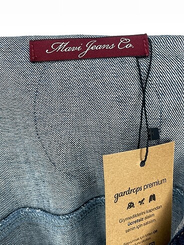 s Beden mavi Renk Mavi Jeans Yelek %70 İndirimli.
