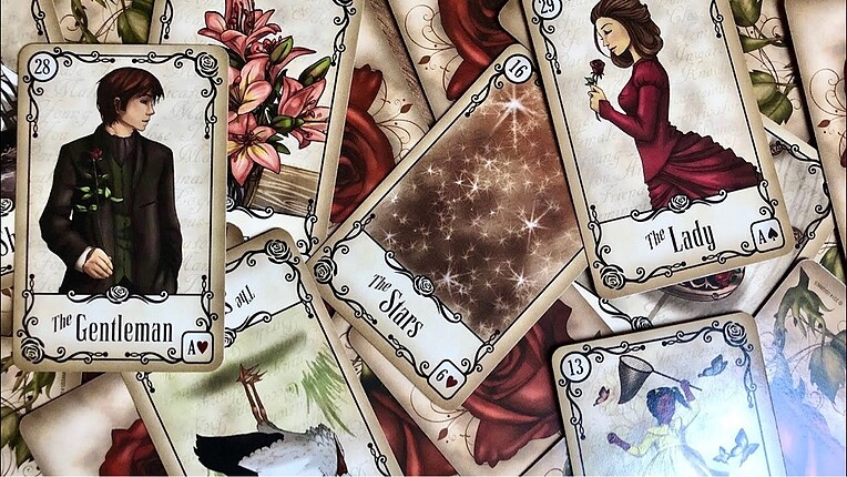 Under the roses lenormand