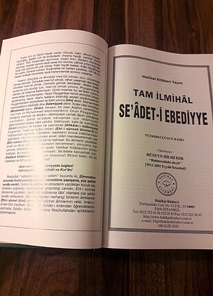 Beden Renk CİLTLİ Tam İlmihal Seâdet-i Ebediyye