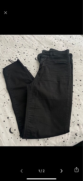 Kadin Siyah dar paça pantolon