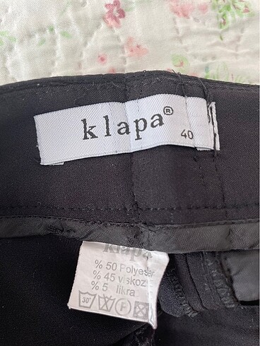 40 Beden siyah Renk Kumaş pantolon