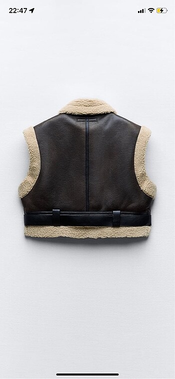 Zara Zara crop yelek