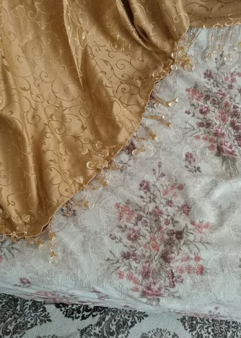 desenli kahverengi boncuklu farbela - Görsel 2