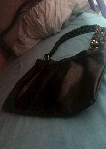 Siyah Deri çanta - Görsel 2