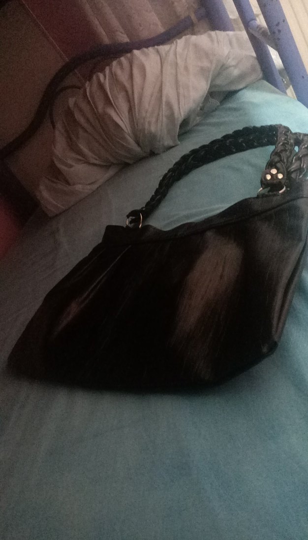 Siyah Deri çanta - Görsel 2