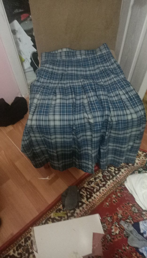 Gri Pileli Kız Eteği - Görsel 3