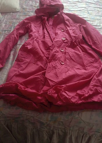 Pembe kız çocuk yağmurluk - Görsel 4