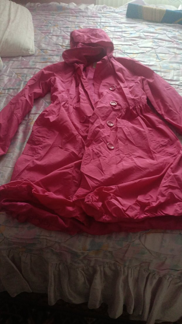 Pembe kız çocuk yağmurluk - Görsel 4