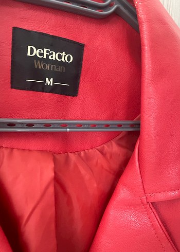 Kırmızı Deri Biker Ceket - Görsel 3