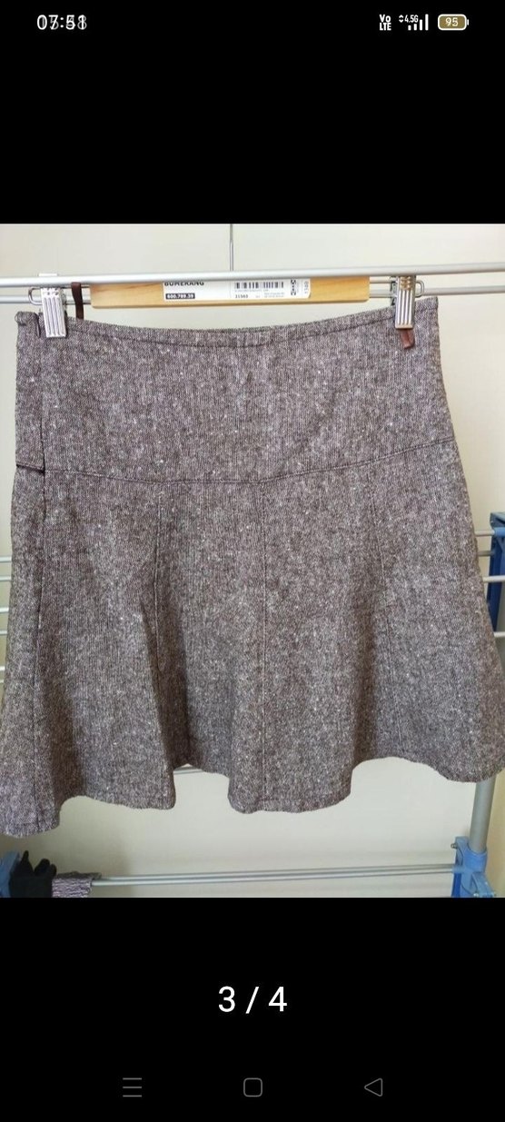 Nakış Detaylı Bohem Midi Etek - Görsel 3