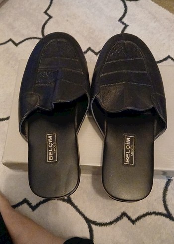 Siyah Kemerli Erkek Ev Terliği - Görsel 2