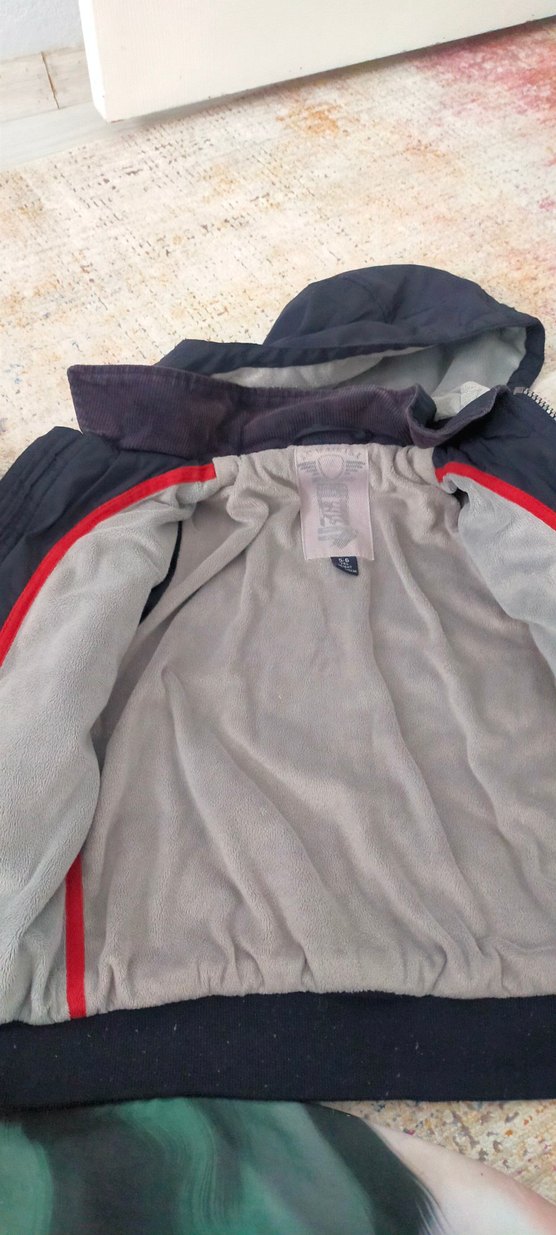 Gri Fermuarlı Erkek Çocuk Ceketi - Görsel 3