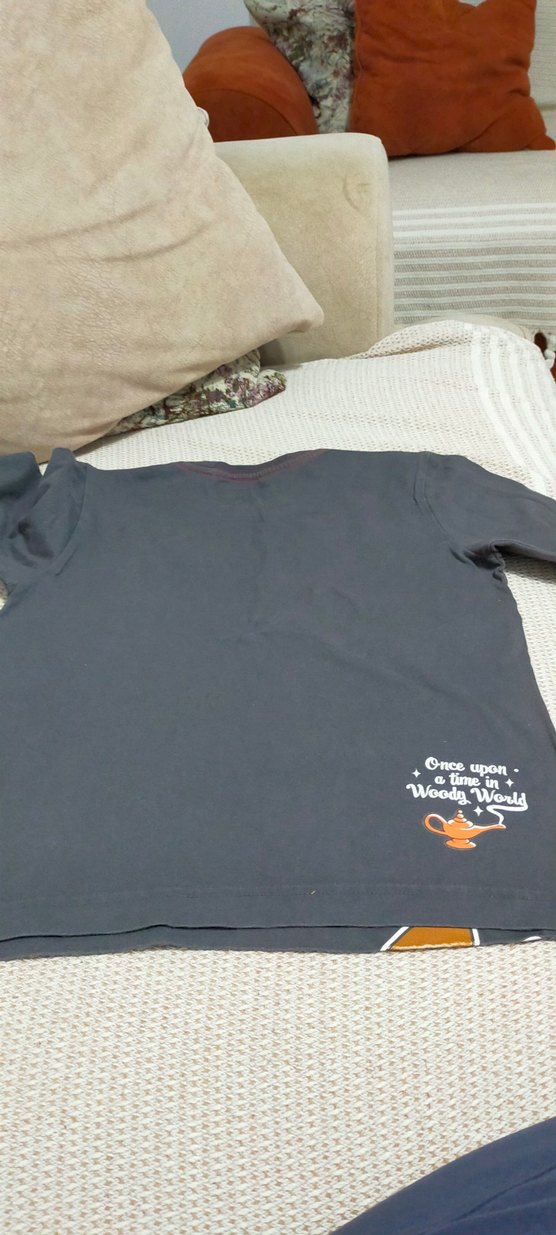 Uzun Kollu Gri Baskılı Erkek Çocuk Tişörtü - Görsel 4