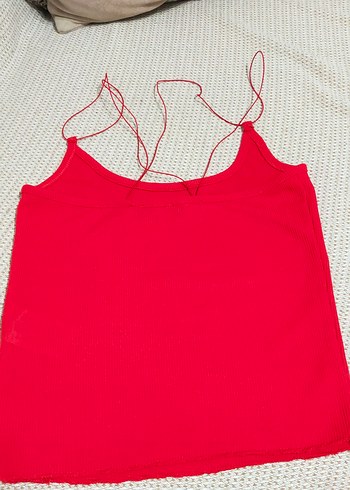 Kırmızı Askısız Kadın Atlet - Görsel 2