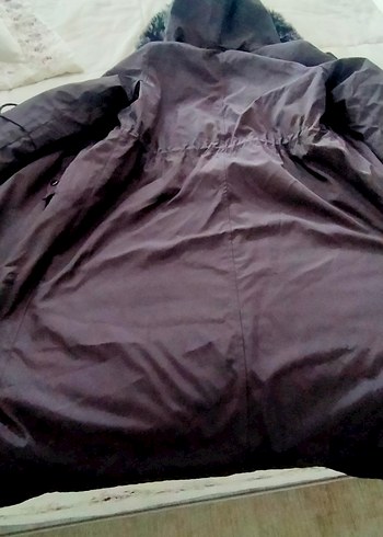 Düğmeli gri Midi Kadın kaban - Görsel 3