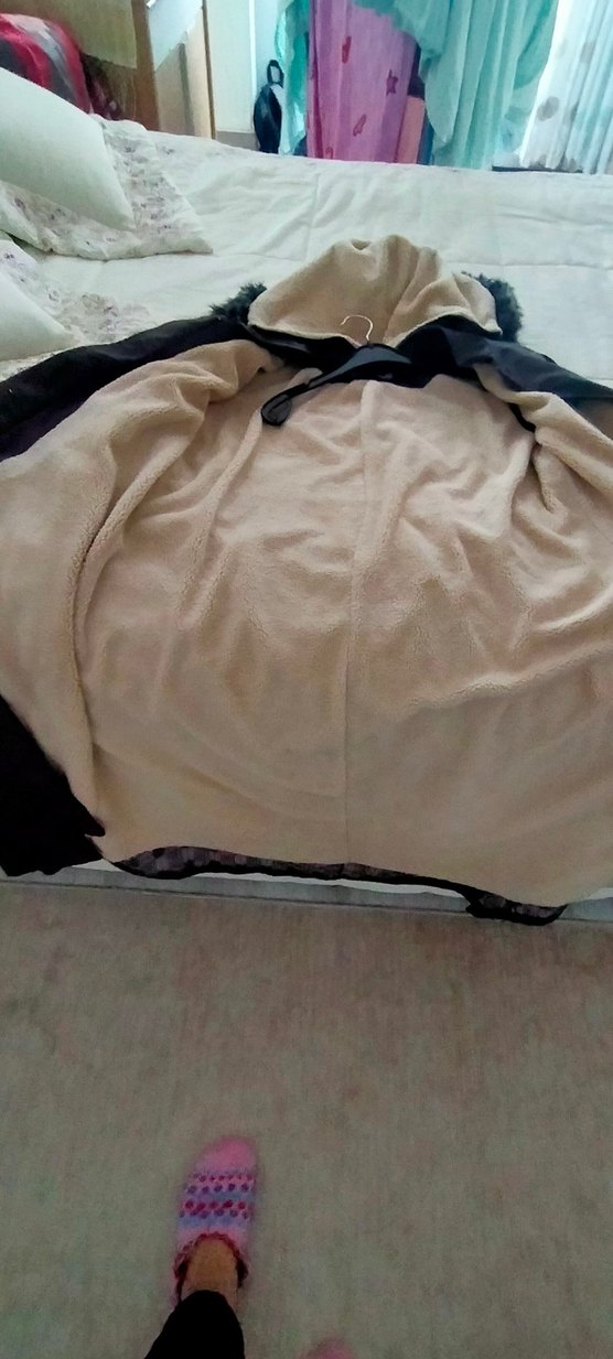 Düğmeli gri Midi Kadın kaban - Görsel 2