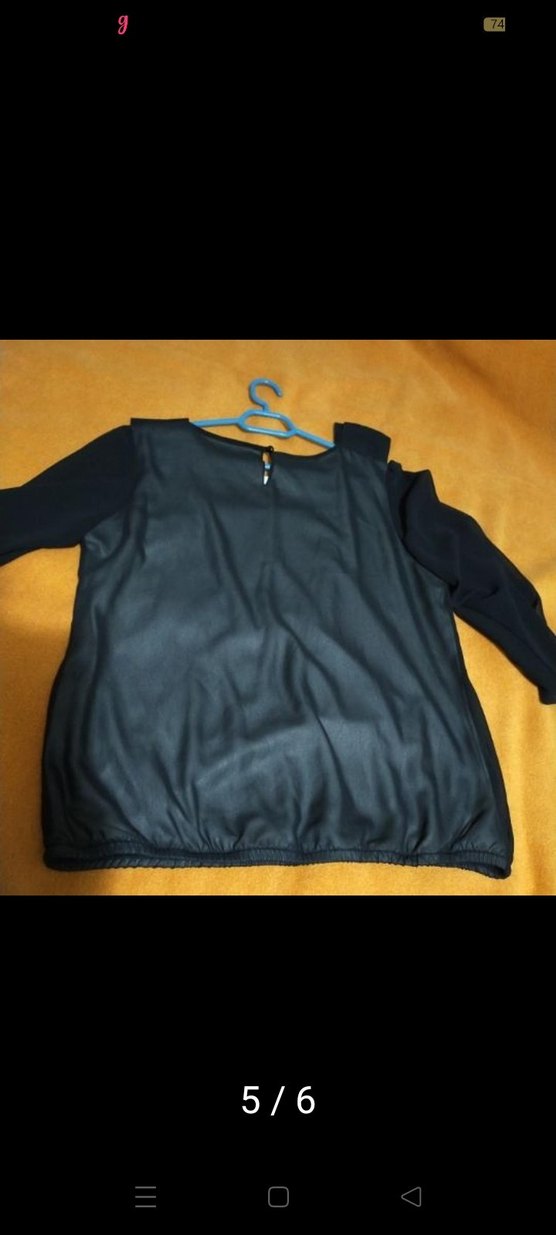 Siyah  Bel Detaylı Kadın Bluz - Görsel 3