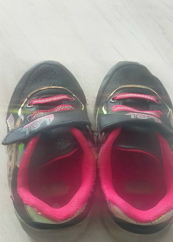 Kız Çocuk Pembe Cırt Cırtlı Spor Ayakkabı - Görsel 2