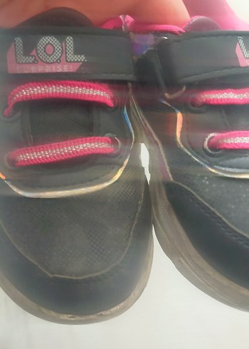 Kız Çocuk Pembe Cırt Cırtlı Spor Ayakkabı - Görsel 3