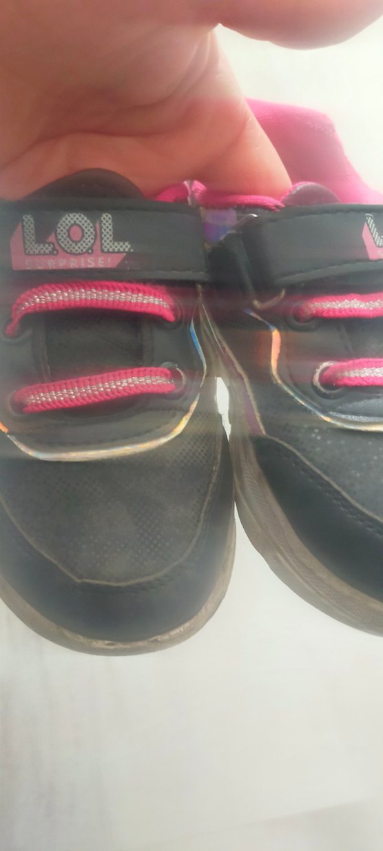 Kız Çocuk Pembe Cırt Cırtlı Spor Ayakkabı - Görsel 3