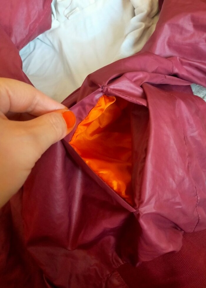 Bordo çocuk yağmurluk - Görsel 2