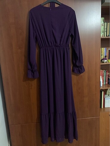 Diğer Uzun mor elbise