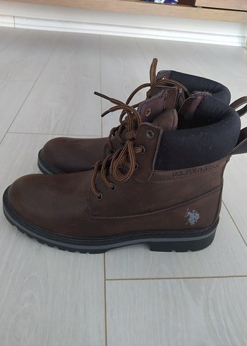 Kahverengi US POLO Erkek bot - Görsel 4