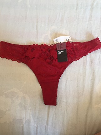 H&M sıfır kırmızı tanga 