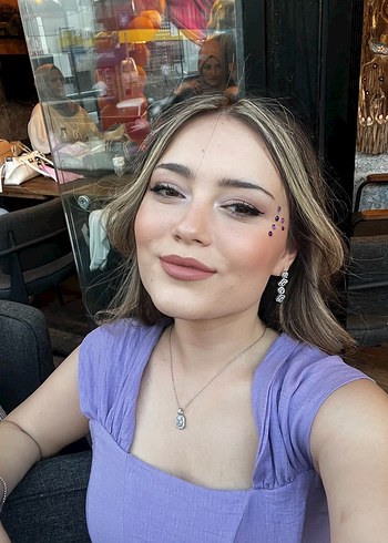 Mor Straplez Mini Elbise - Görsel 7