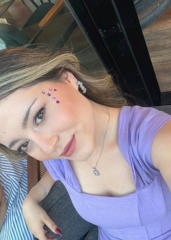 Mor Straplez Mini Elbise - Görsel 8