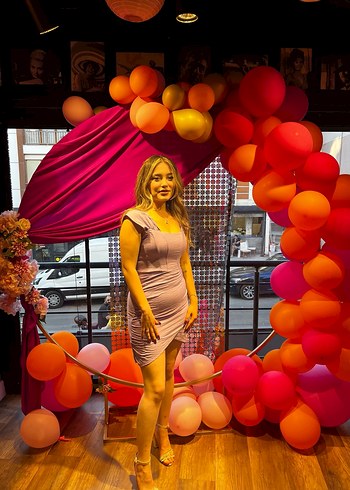 Mor Straplez Mini Elbise - Görsel 5