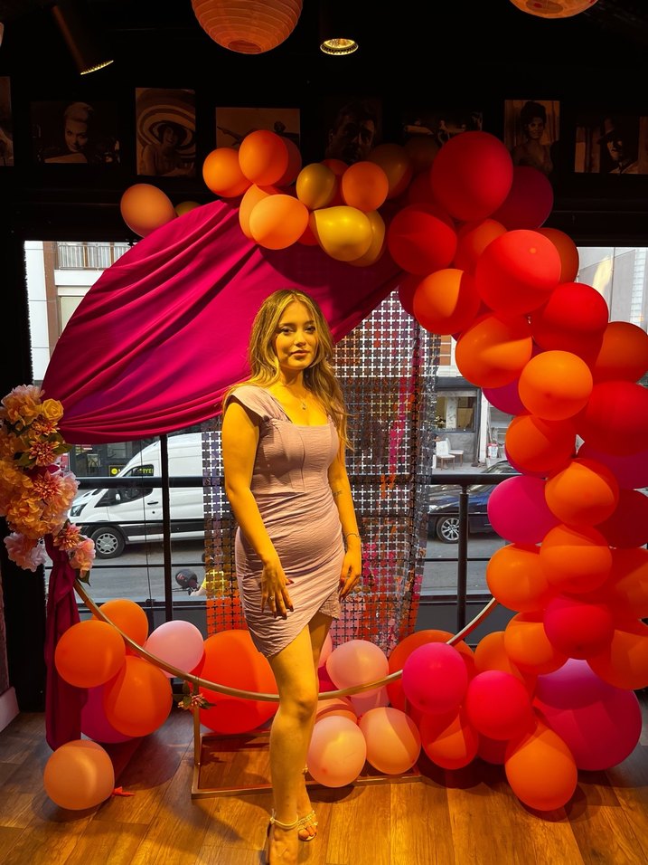 Mor Straplez Mini Elbise - Görsel 4