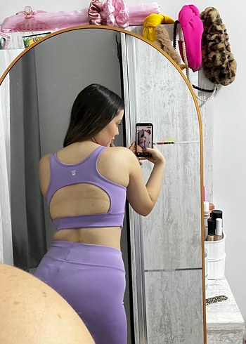 Mor Rahat Kadın Tayt Takımı - Görsel 4