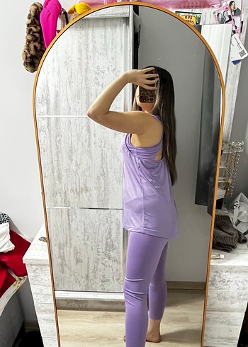 Mor Rahat Kadın Tayt Takımı - Görsel 2