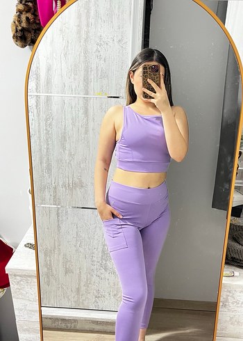 Mor Rahat Kadın Tayt Takımı - Görsel 7