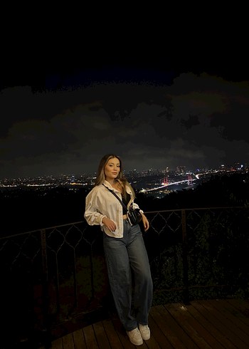 Beyaz Kot Ceket - Görsel 5