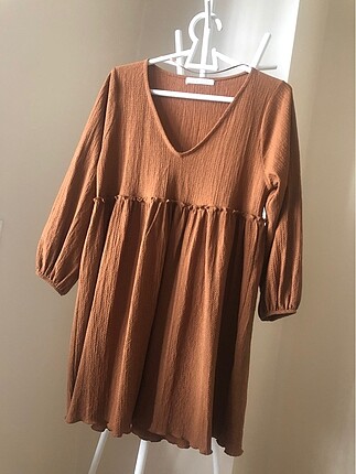 Pull & Bear Pilili ve Firfirli Elbise
