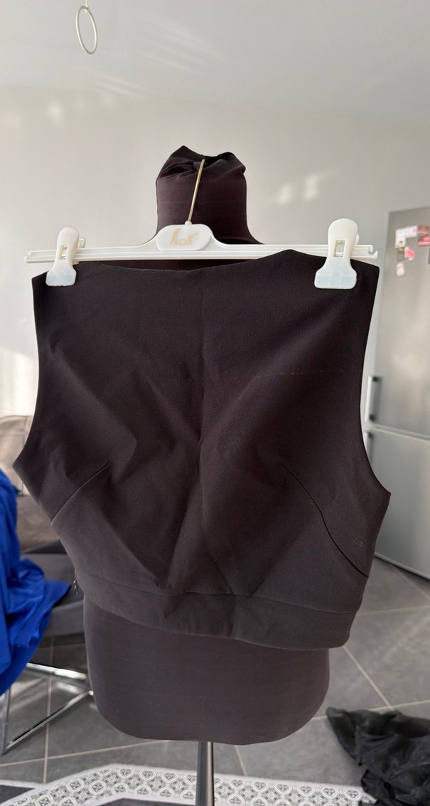 Siyah Drapeli Kadın Wrap - Görsel 2