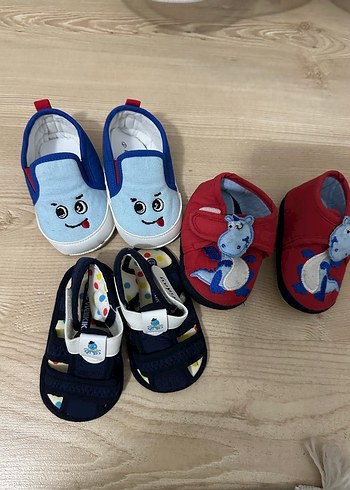 Erkek Bebek Çok Renkli İlk Adım Ayakkabısı - Görsel 3