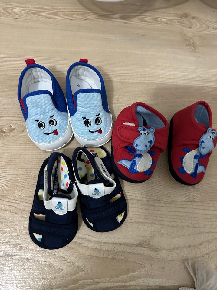 Erkek Bebek Çok Renkli İlk Adım Ayakkabısı - Görsel 3